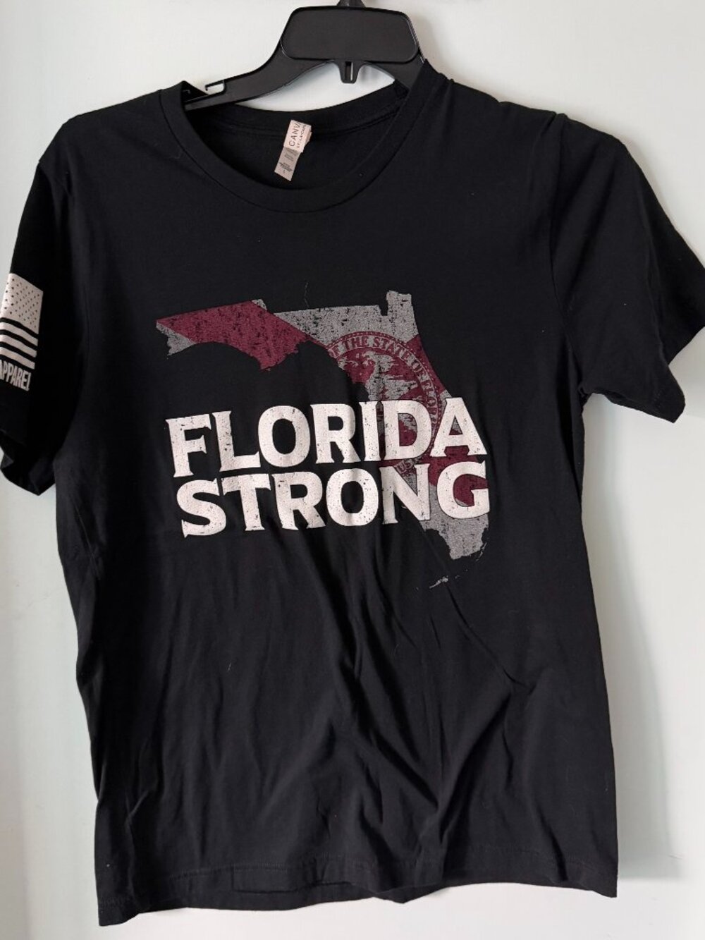 Nine line Apparel T-shirt men Florida Strong Bella Canvas Large